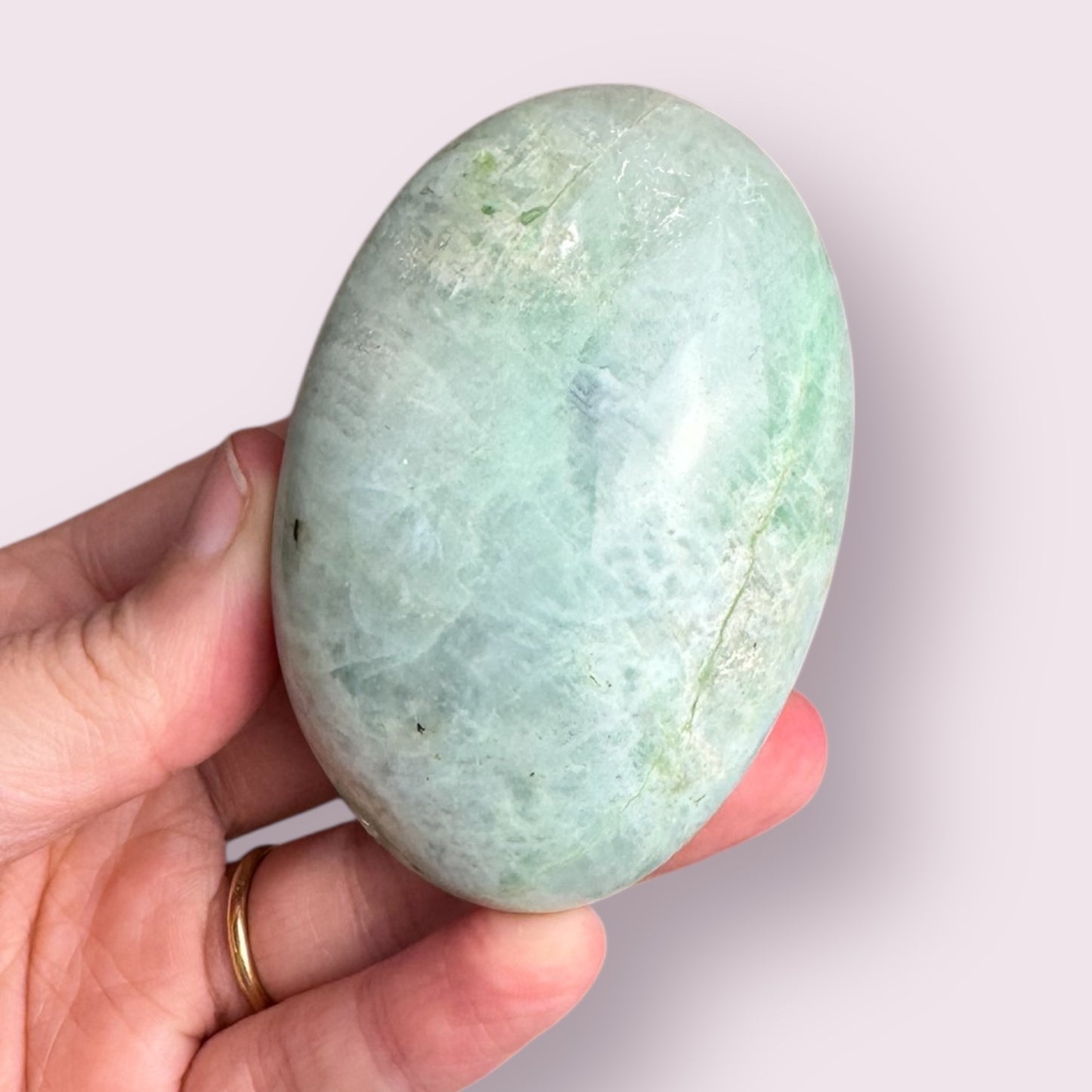 Green Moonstone Palmstone