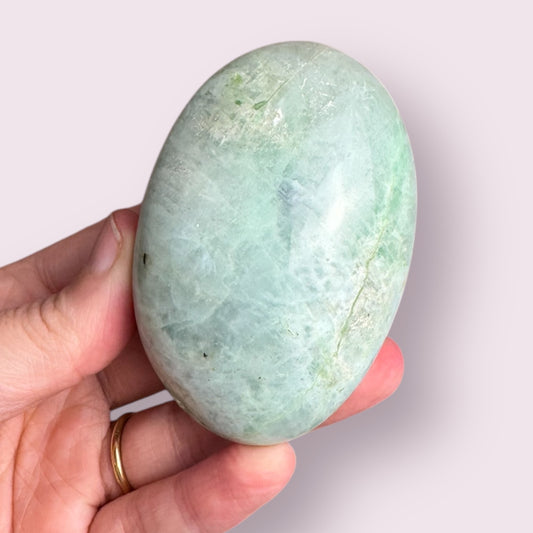 Green Moonstone Palmstone