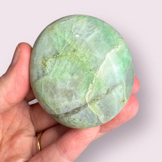 Green Moonstone Palmstone