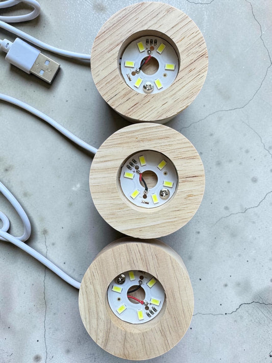 LED USB Light Bases