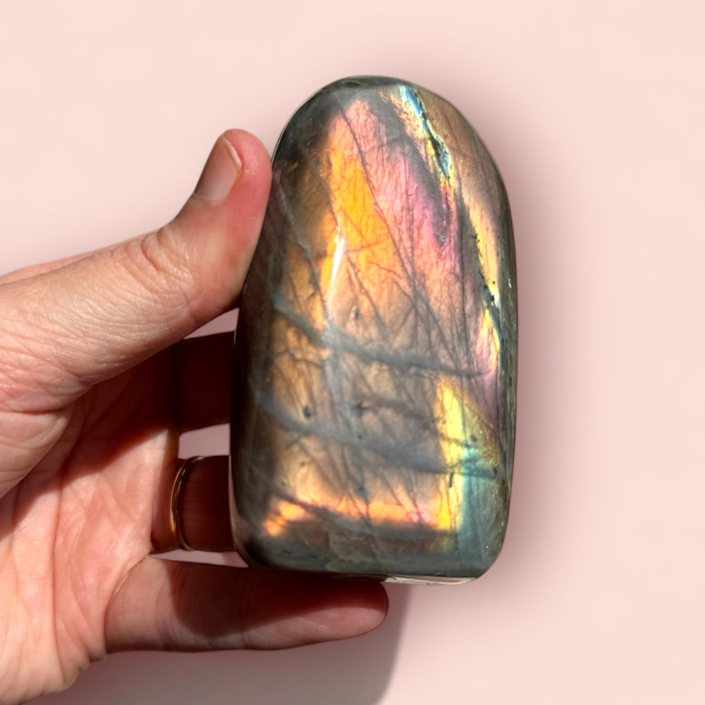 Purple/Orange Labradorite Freeform