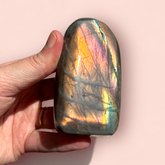 Purple/Orange Labradorite Freeform