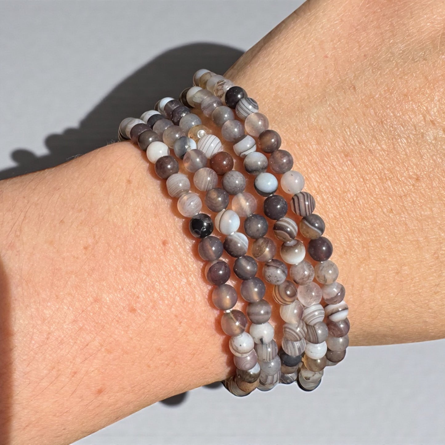 Botswana Agate 6mm Bracelets
