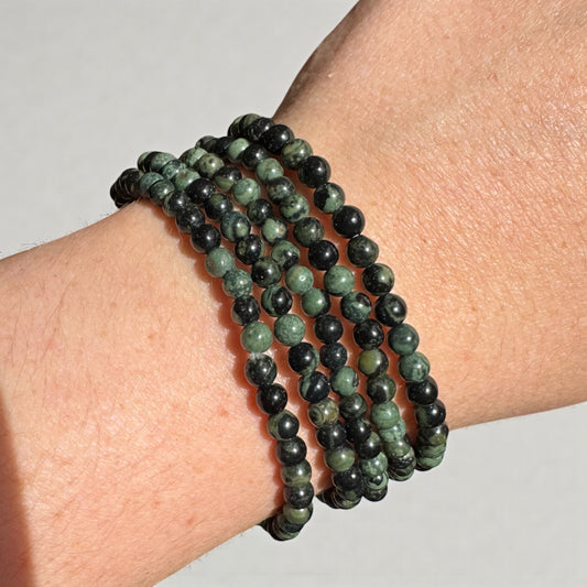 Kambaba Jasper 6mm Bead Bracelet
