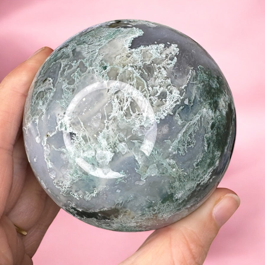 Moss Agate Sphere