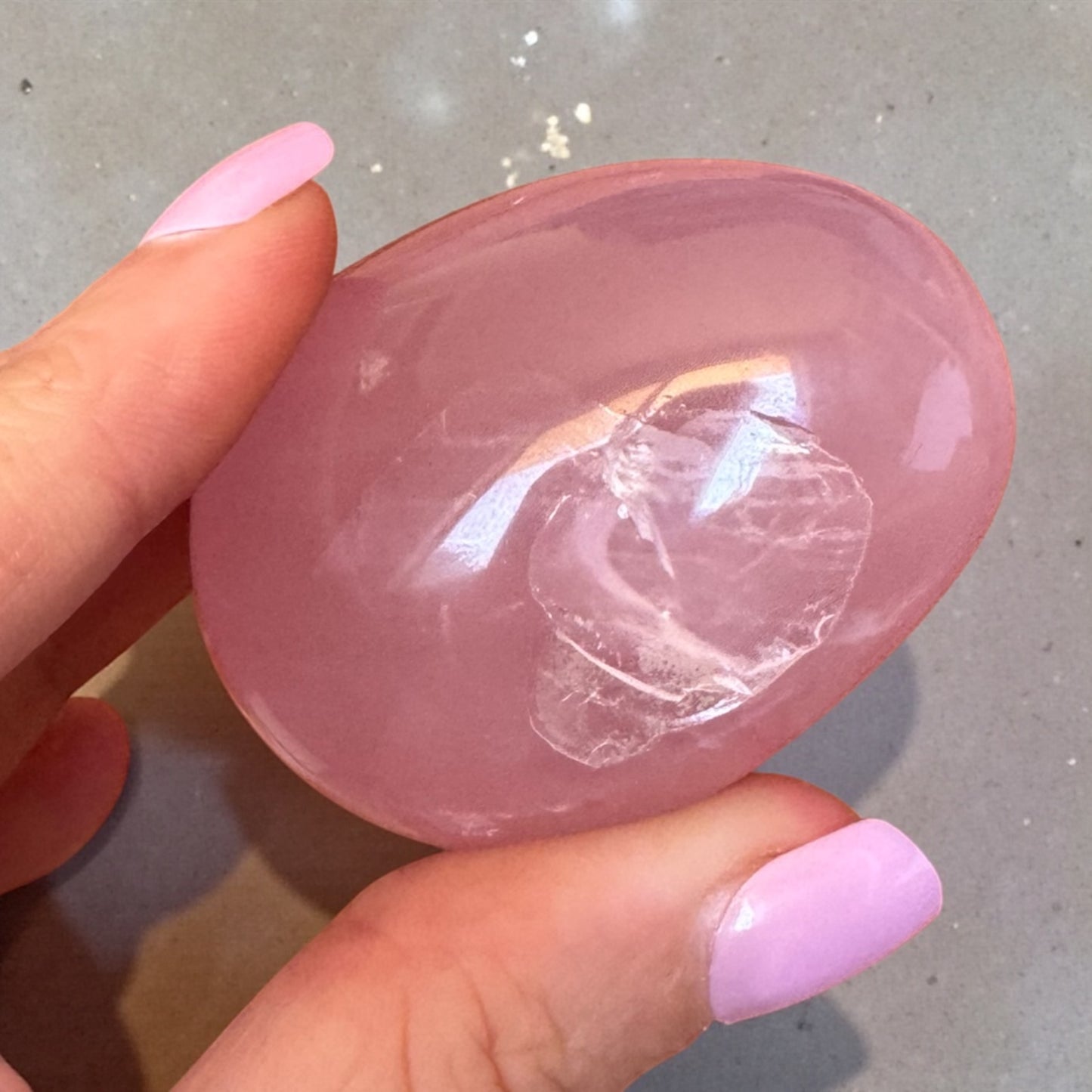 Rose Quartz Palmstone
