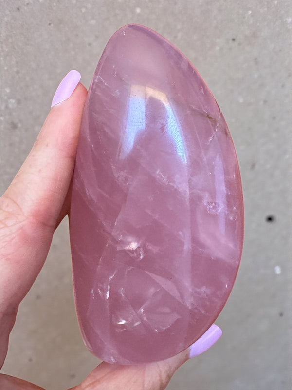 Rose Quartz Freeform 10cm