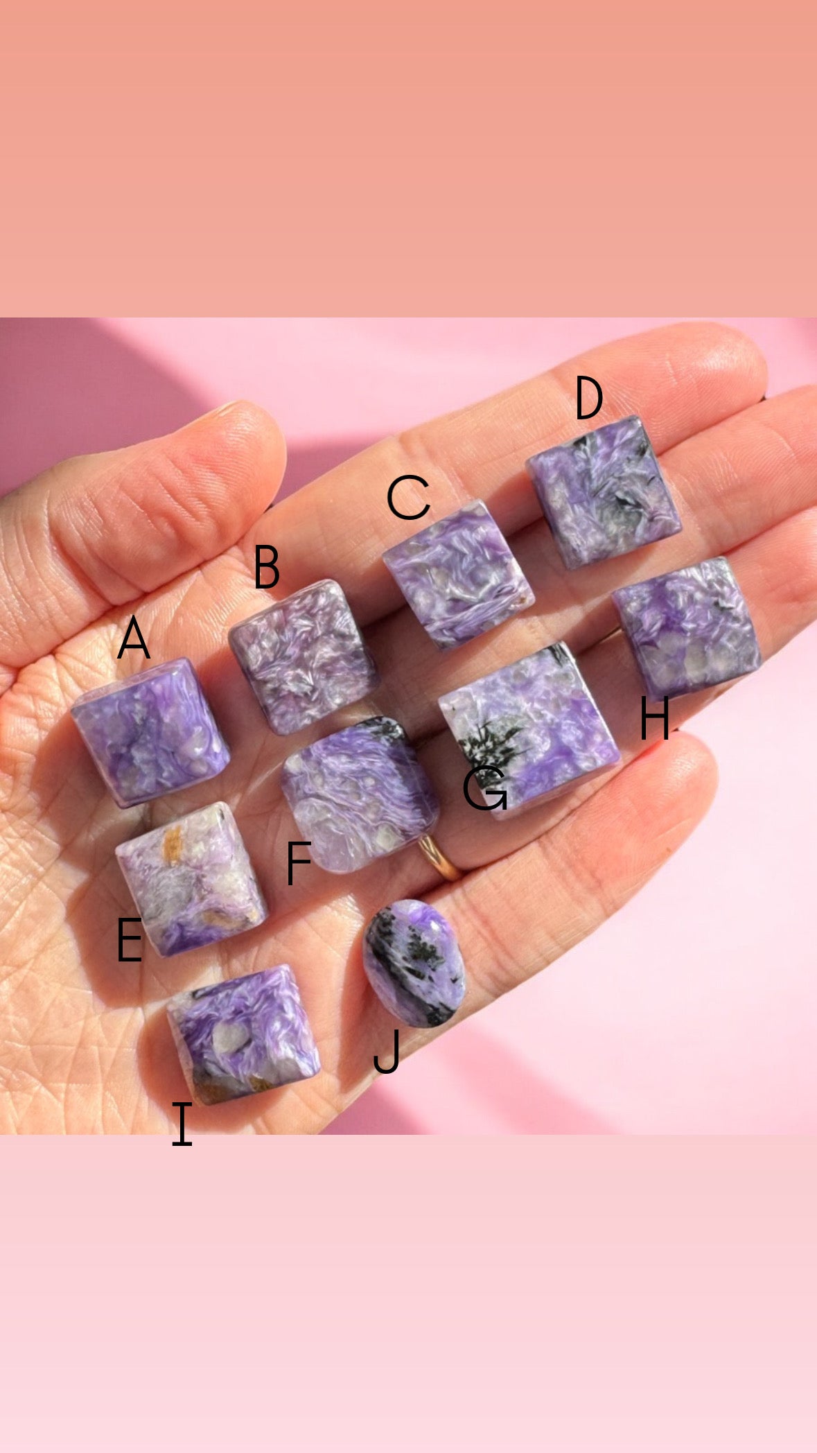 Charoite Cabs | Choose your Own