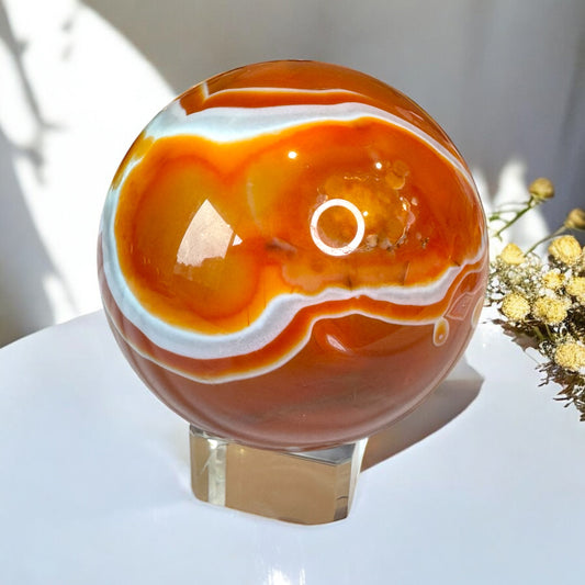 Carnelian Sphere (c) 7cm