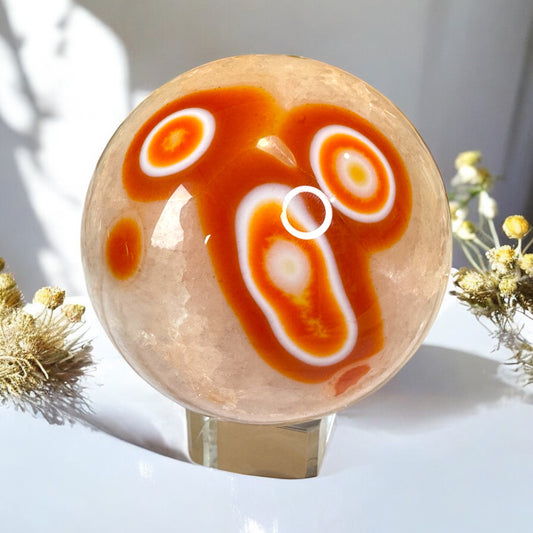 Carnelian Sphere 7.5cm