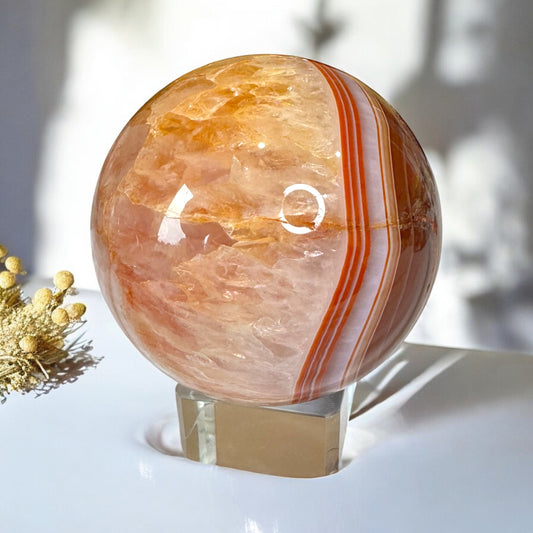 Carnelian Sphere (F) 6cm