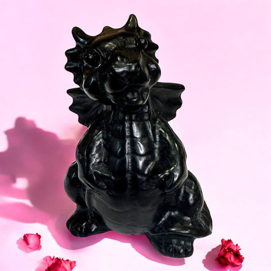 Obsidian Dragon 6cm