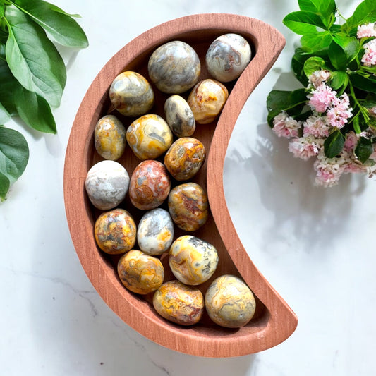 Crazy Lace Agate Tumbles