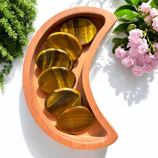 Tigers Eye Worry Stones