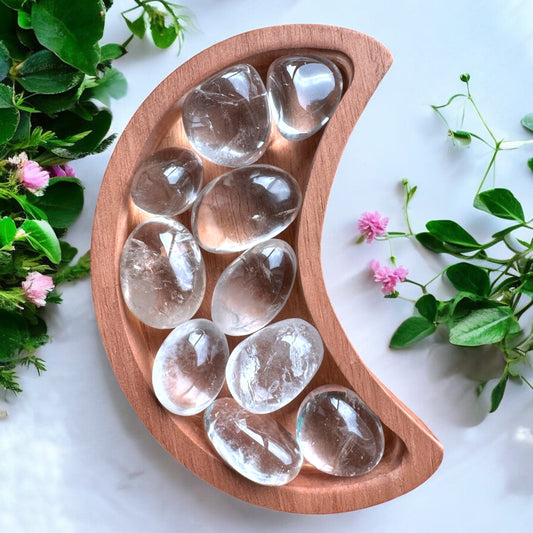 Clear Quartz Tumbles
