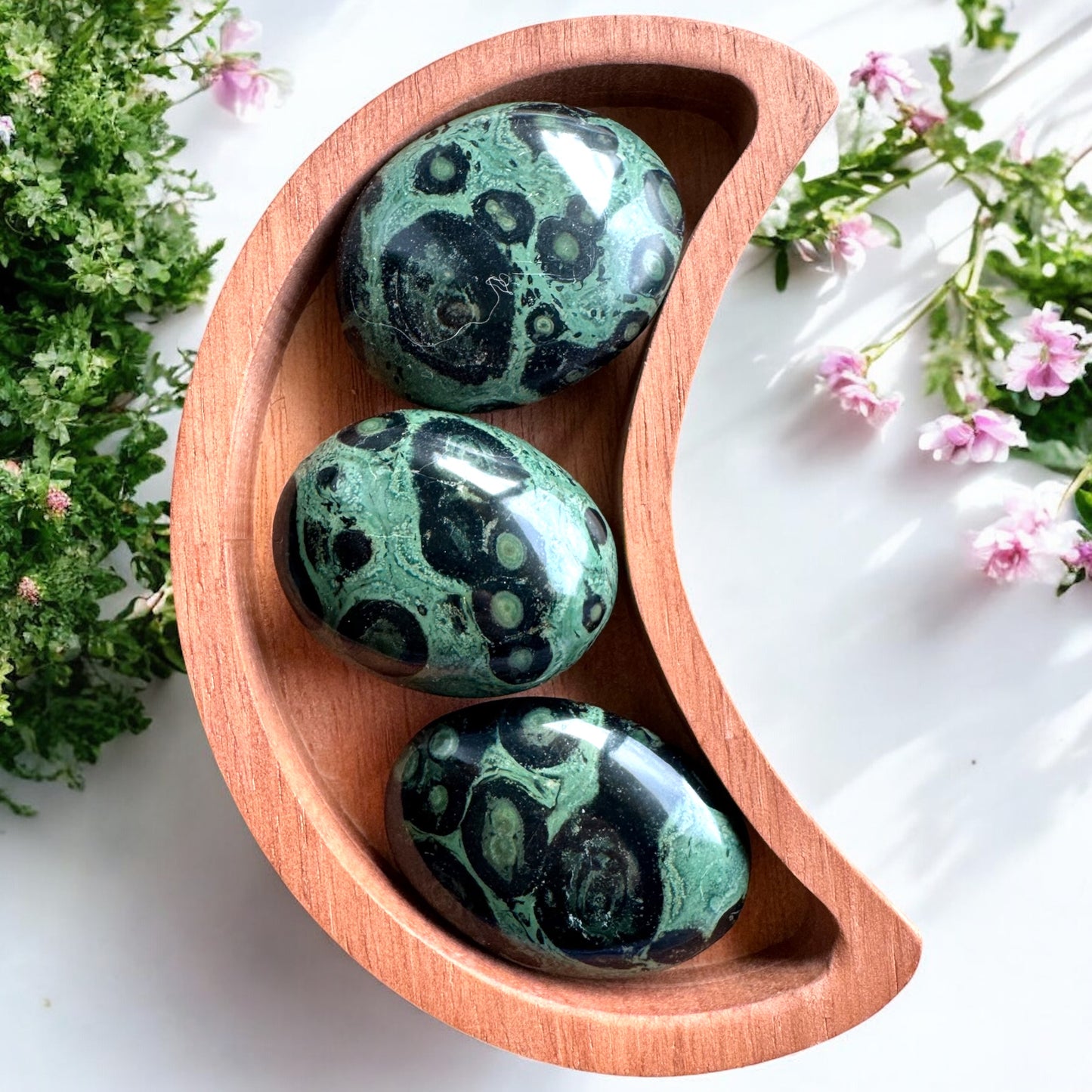 Kambaba Jasper Palmstones | Intuitively Chosen