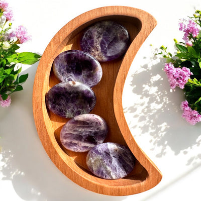 Amethyst Worry Stones