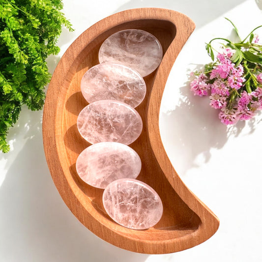 Rose Quartz Worry Stones