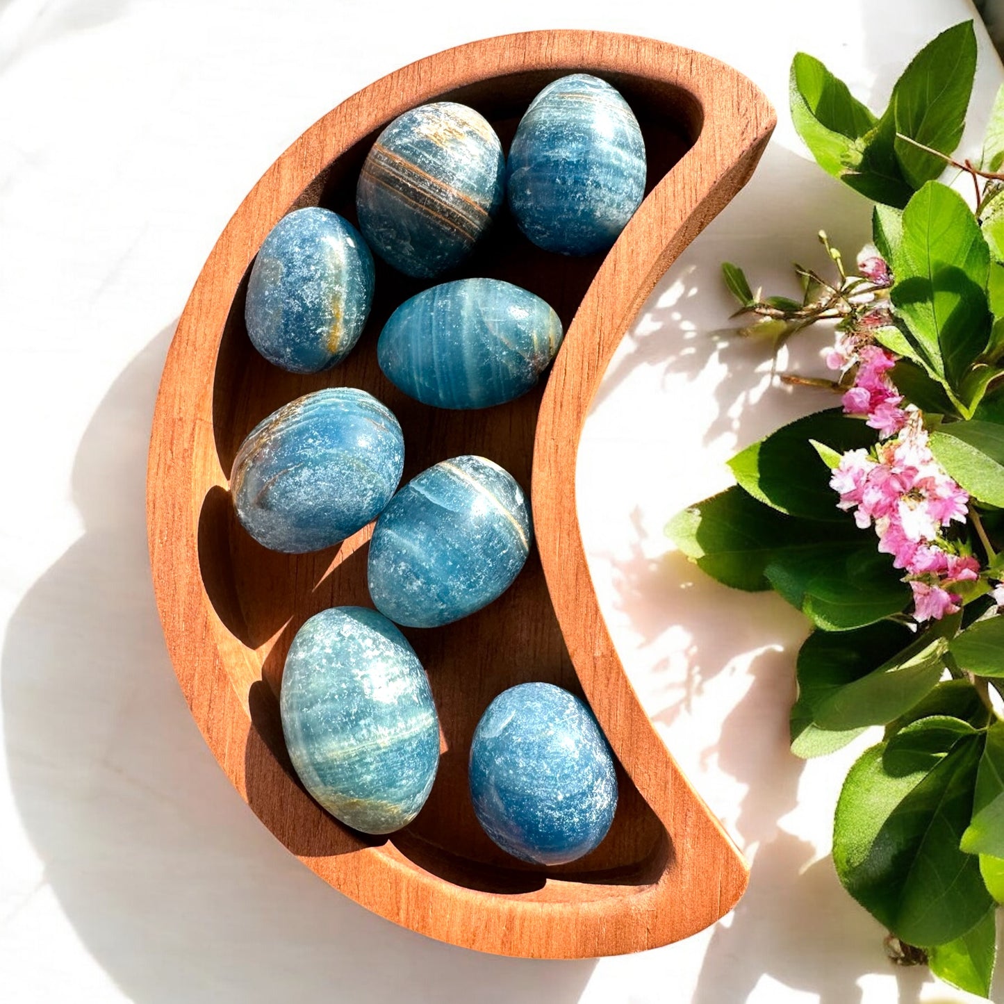 Blue Onyx Eggy Tumbles