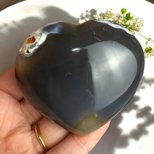 Oraca Agate Heart