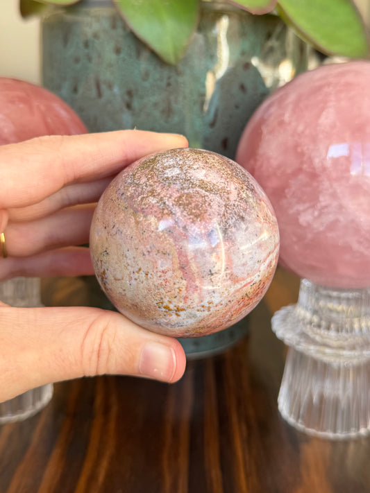 Pastel Sea Jasper Sphere