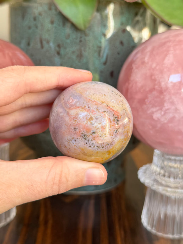 Pastel Sea Jasper Sphere