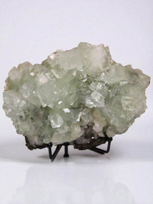 Sea Foam Green Apophyllite with Peach Silbite and Mordenite Specimen