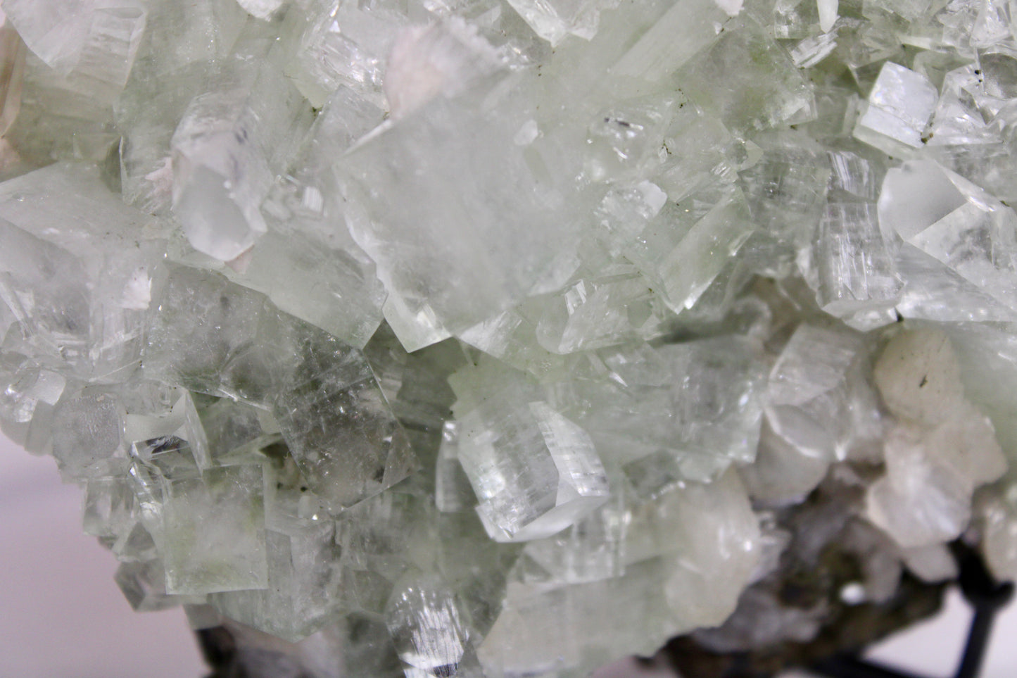 Sea Foam Green Apophyllite with Peach Silbite and Mordenite Specimen